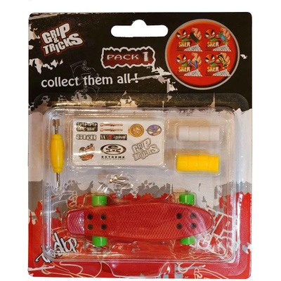 Grip & Tricks Играчка за пръсти penny board, червен (gt-f-cb-red)