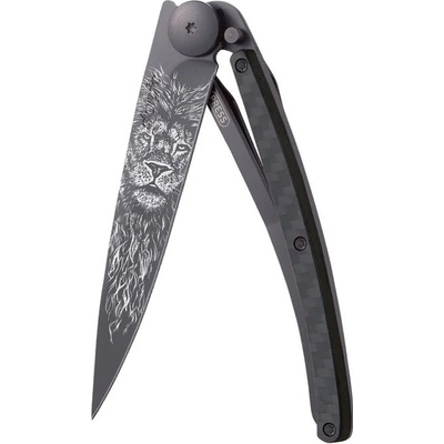 Deejo 1GC106 Tattoo BLACK CARBON Ultraľahký so rúčkou z karbónu a tetovaním