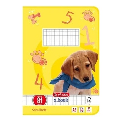 Herlitz Sešit A5 8f 5x7mm čtvereček