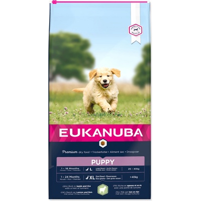 Eukanuba Puppy & Junior Large & Giant Breed Lamb 12 kg