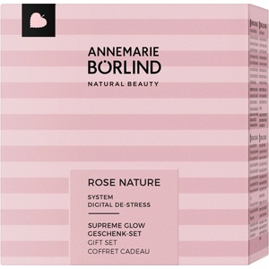 Annemarie bÖrlind Rose Nature Supreme Glow X-MAS Set подаръчен комплект за перфектна кожа