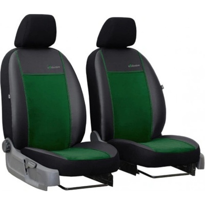 Autopoťah Pok-ter Exclusive Alcantara 1+1 predné Alcantara-koža zeleno-čierne