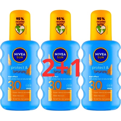 Nivea Sun Protect & Bronze Oil SPF30 200 ml