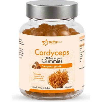Nutricius Cordyceps 500 mg gummies 60 ks