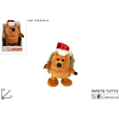 MAKRO Ježko vianočný hovoriaci