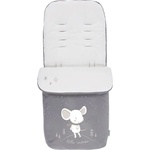 Kikkaboo Чувалче за бебешка количка KikkaBoo Polar - Friends Mice, сиво (31108040123)