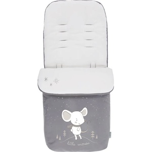 Kikkaboo Чувалче за бебешка количка KikkaBoo Polar - Friends Mice, сиво (31108040123)