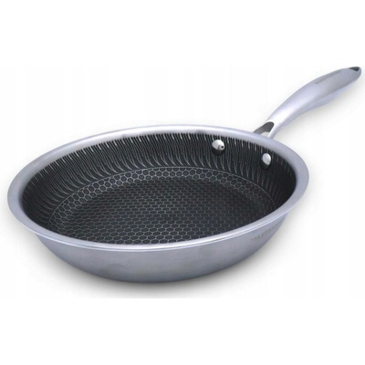 Masterpan Tradiční pánev Pánev NEREZOVÁ OCEL MEDOVÁ PLÁSTEV 28 cm nerezová ocel
