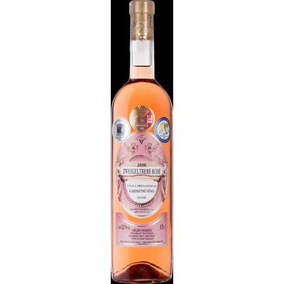 Krist ZWEIGELTREBE ROSÉ KABINETNÉ 11,5% 0,75 l (čistá fľaša)