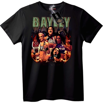 NOONEBRAND Тениска Bayley WWE Шампион - 5XL, Black