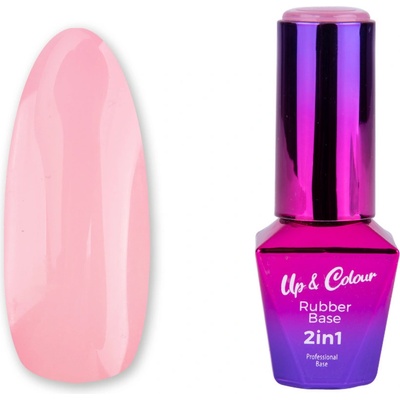 Molly Lac Rubber Base Up & colour 2v1 candy blush 10 ml