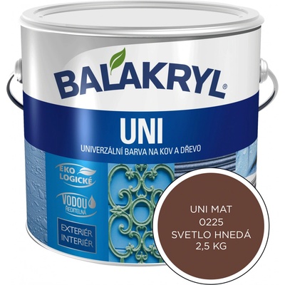 BALAKRYL UNI MAT 0225 svetlohnedý 2,5 kg