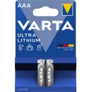 Baterie primární Varta Ultra Lithium 2ks AAA 6103301402