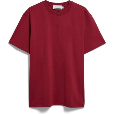 Armedangels Мъжка тениска ARMEDANGELS Maarkos Mid Weight T-shirt - Velvet Red (216-8460-0613)