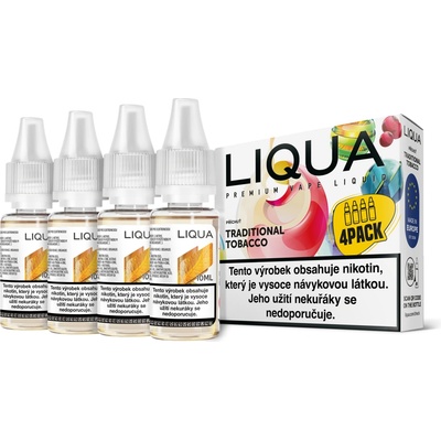 Ritchy Liqua Elements 4Pack Traditional tobacco 4 x 10 ml 3 mg