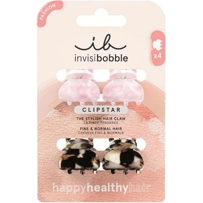 Invisibobble Clipstar Petit Four 1 ks, Černá / Tygrovaná
