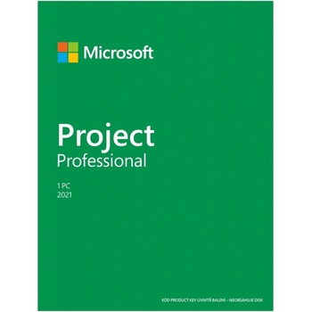 Microsoft Project Pro 2021, ESD elektronická verze, H30-05939, nová licence