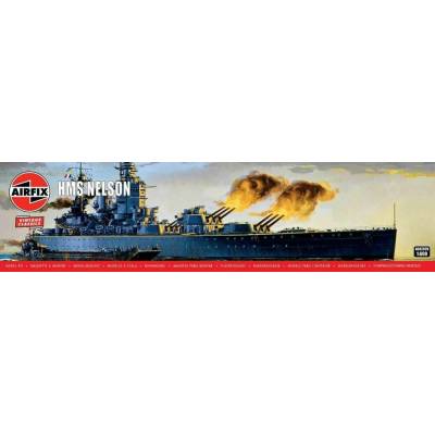 AIRFIX Classic Kit VINTAGE loď A04203V HMS Nelson 1:600