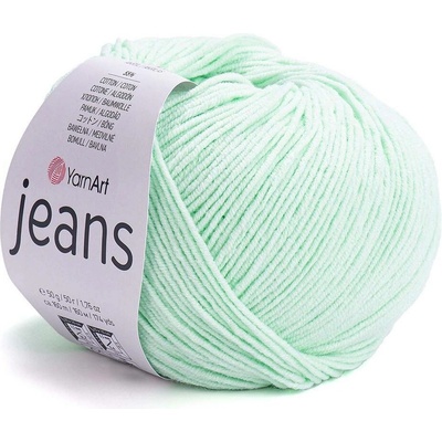 Pletací příze Gina / Jeans 50 g Varianta: 45 (79) mint, Balení: 1 ks 43308/85098/231514