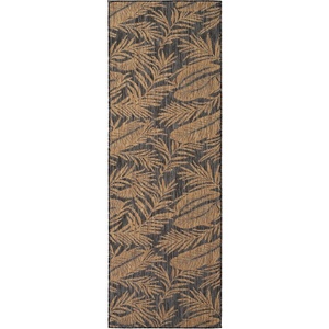 Ayyildiz Черна/кафява пътека за открито и закрито 80x250 cm Mira 1451 - Ayyildiz Carpets (MIRA802501451BLACK)