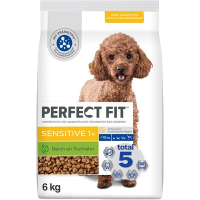 Perfect Fit 6кг Sensitive Adult Small Dogs Perfect Fit, суха храна за кучета, с пуешко