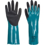 Portwest sandy grip lite ap60 / Химически нитрилни ръкавици с пясъчно покритие - синьо/черно xl (ap60b8rxl)