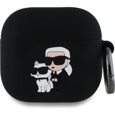 Karl Lagerfeld 3D Logo NFT Karl and Choupette Silikonové Pouzdro pro AirPods 4 KLA4RUNKC – Hledejceny.cz