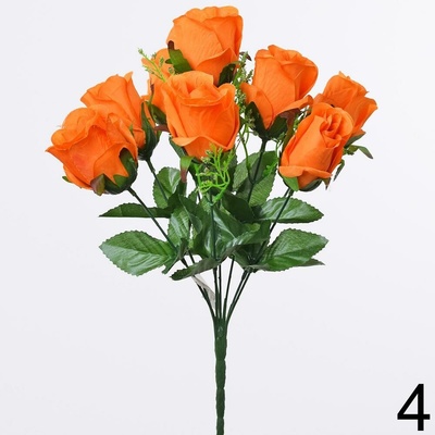 Kytica ruža 40cm oranžová 1001457O