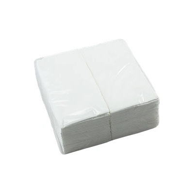 Ecofol Papírové ubrousky 33x33 cm 2vr. 1/8 sklad bílé bal 250 ks