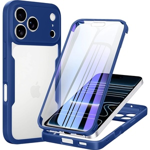 Techsuit Калъф Techsuit - ColorVerse 360 Series + Screen Protector - iPhone 18 Pro / iPhone 17 Pro - Син (KF2366135)