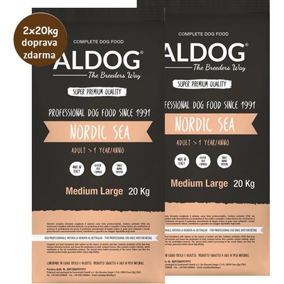 Aldog by Freedog Nordic Sea Medium&Maxi 2 x 20 kg
