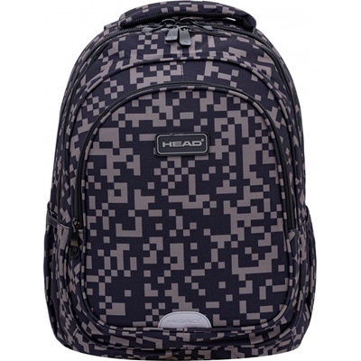 HEAD Ученическа раница Head - Сиви блокчета (AS502024119)