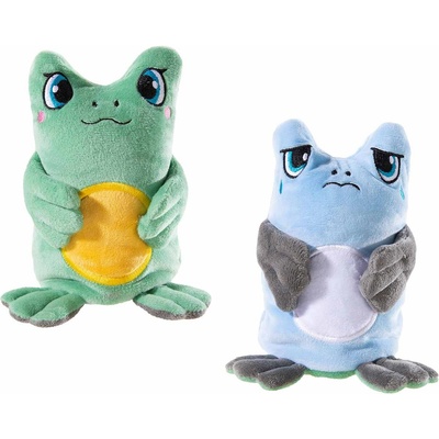 HEUNEC Плюшена играчка с две лица Heunec - Жабката Ото, 15 cm (756274)