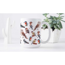 ePipí Velký keramický hrnek Ptáci 450 ml