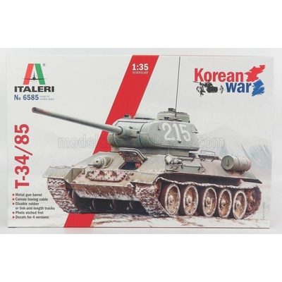 ITALERI KAMPFPANZER T-34/85 MILITARY TANK KOREAN WAR 1944 1:35