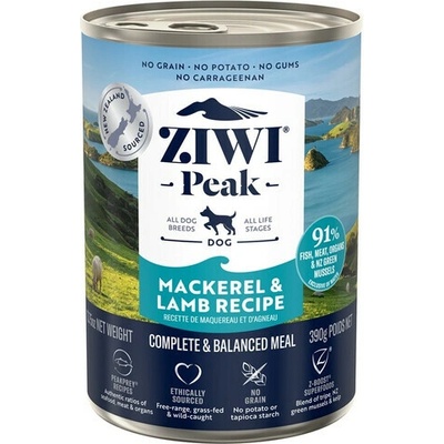 Ziwipeak Adult Dog Mackerel & Lamb 390 g