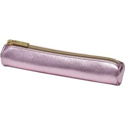 HERLITZ Pouzdro kulaté mini,Metalická růžová – Sleviste.cz