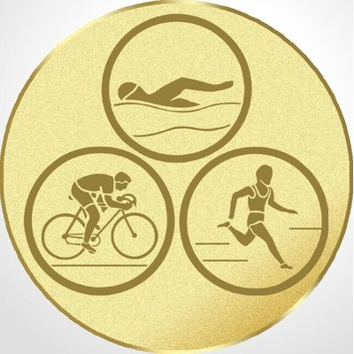 D1-A135 Emblém pr.25mm triatlon