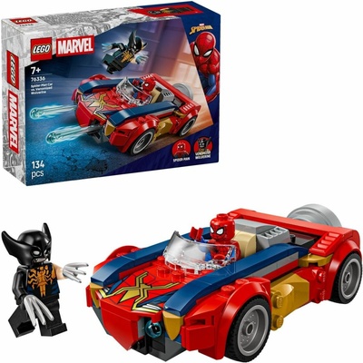 LEGO® Super Heroes 76336 Spider-Man a auto vs. venomizovaný Wolverine