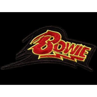 Nášivka DAVID BOWIE nápis vyšívaná zažehlovací