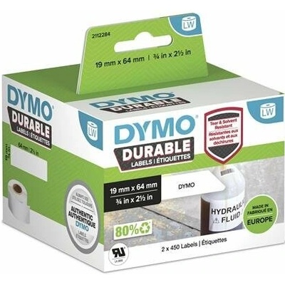 Etikety, odolné, do LW tlačiarní, 19x64 mm, 450 ks etikiet, DYMO