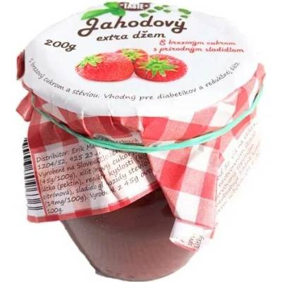 Najtelo zdravý jahodový džem s březovým cukrem a stévií 200g