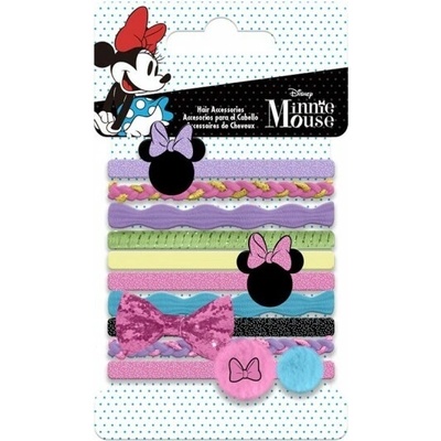 Kids Licensing Sada gumičiek do vlasov - Minnie Mouse
