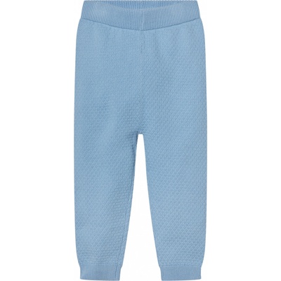 Lupilu Chlapecké pletené kalhoty s BIO bavlnou světle modrá