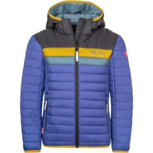 TROLLKIDS Детско синтетично яке Trollkids Kid's Eikefjord Jacket Synthetic jacket - Ultramarine / Black / Mustard / Steel Blue - размер 92 (EU) (703-3293-2011)