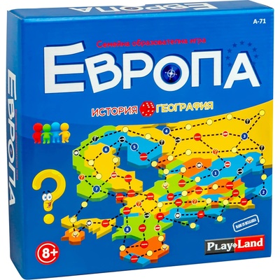 Play Land Образователна игра PlayLand - Европа - Детска (A-71)