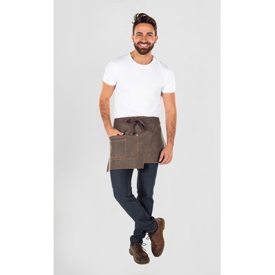 Gary´s Zástěra Namib 38x65cm směs 70/30 UNI hnědá koženka