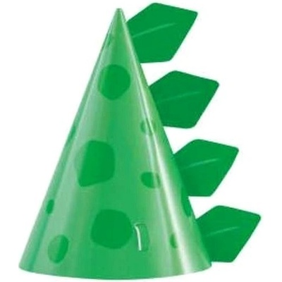Párty kloboučky zelené dinosaurus 8 ks 11179738