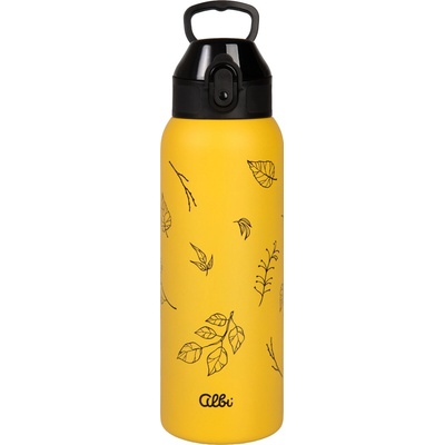 Albi termoláhev 680 ml Listy žlutá
