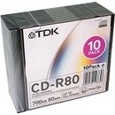 TDK CD-R 700MB 52x, 10ks